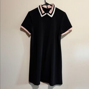 Women’s Madison Leigh collared black mini dress